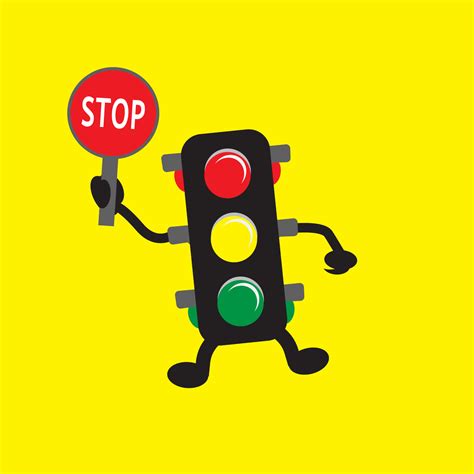 traffic light stop 13723565 Vector Art at Vecteezy