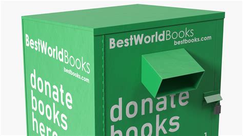 Book Donation Box Green 3D Model - TurboSquid 2042175