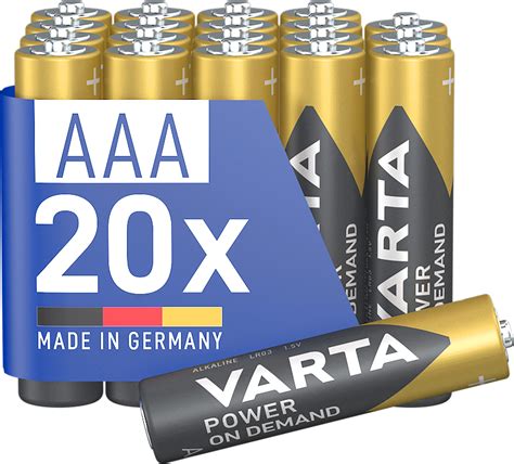 Varta H Rger Tebatterien Typ Braun Batterien St Ck Vorratspack