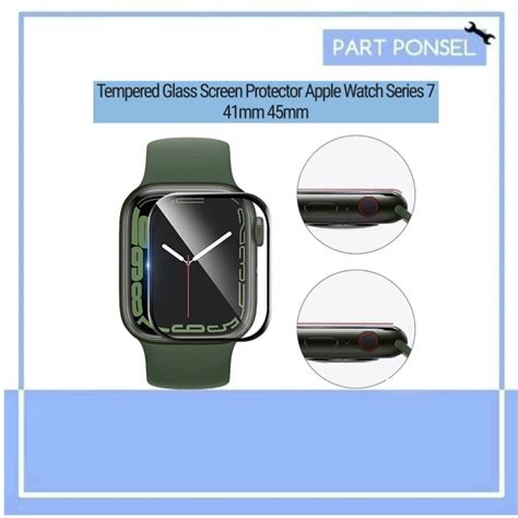 Jual Apple Watch Tempered Glass Series Ultra Mm Mm Full Screen