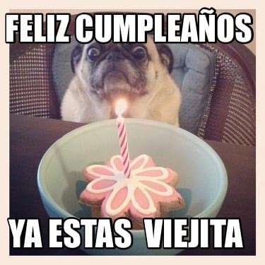 Meme Creator Funny Feliz cumpleaños Ya estas viejita Meme Generator