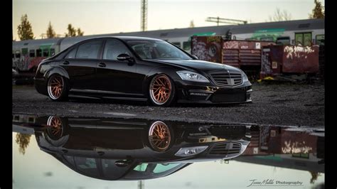 Tuning Mercedes Benz W221 Stance - YouTube