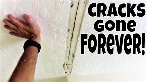 How To Repair A Ceiling Crack Diy Drywall Repair Tips And Tricks YouTube