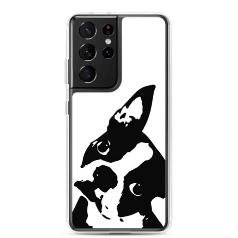 Boston Terrier Head Tilt Samsung Phone Case Boston Terrier World