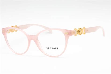 566782 Versace 0ve3334 Eyeglasses Pink Clear Lens