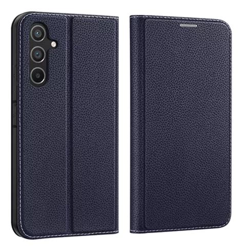 Capa Tipo Carteira De Couro Capa Para Samsung Galaxy A Cor Azul