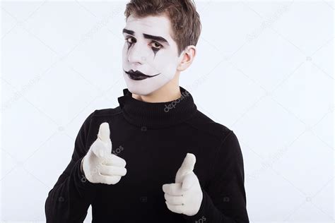 Male Mime Makeup - Mugeek Vidalondon