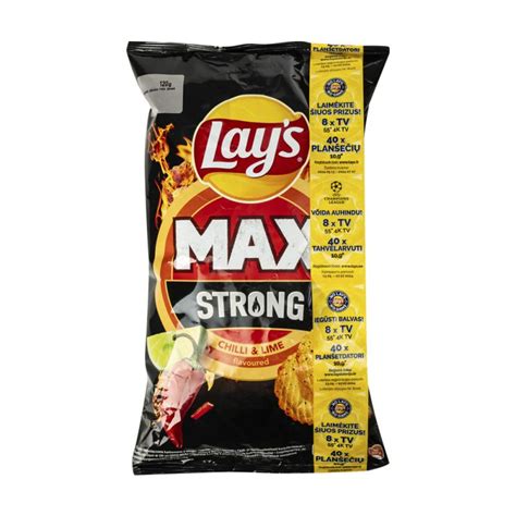 Чипсы Lay's со вкусом чили и лайма, 120 г - купить в интернет-магазине ...
