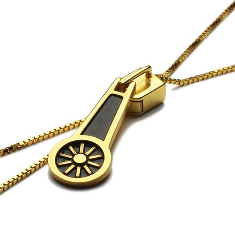 Zipper Shaped Necklace—jojos Bizarre Adventure Golden Windjam Home