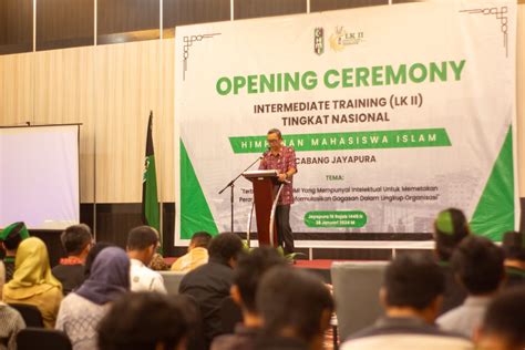 Pemkot Jayapura Resmi Buka Latihan Kader II HMI Tingkat Nasional