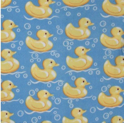 Rubber Duckies Fleece Duck Ts Rubber Duck Fleece Fabric