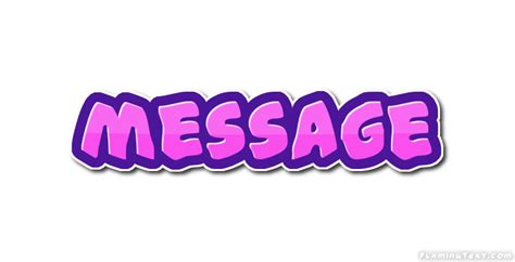 Message Logo Free Logo Design Tool From Flaming Text