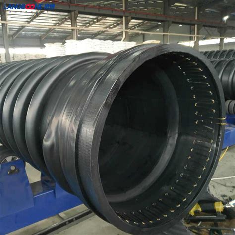 DN200mm 2000 Buried HDPE Structural Wall Corrugated Krah Pipe China