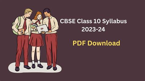 Cbse Class 10 Syllabus 2023 24 Released Download Subject Wise