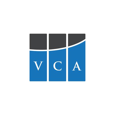 VCA letter logo design on white background. VCA creative initials ...