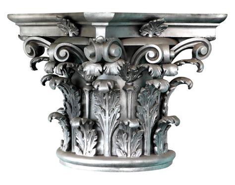 Silver Corinthian Order Columns Stock Image - Image of ancient, corinthian: 22785329