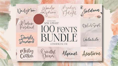 The Ultimate Font Bundle Canvas Svg Instant Digital Download Procreate