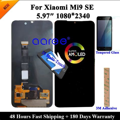 Original Super AMOLED LCD Display For Xiaomi Mi9 SE LCD For Xiaomi Mi 9 ...
