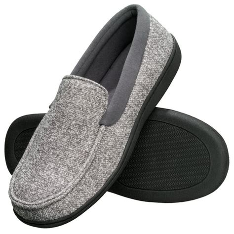 Hanes - Hanes Men's Memory Foam Odor Free Slippers - Walmart.com ...