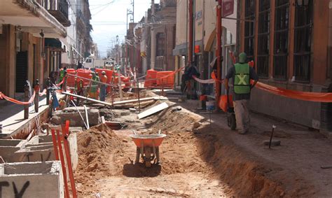 Avanzan Obras De La Calle 5 De Mayo Seduvop El Heraldo De San Luis