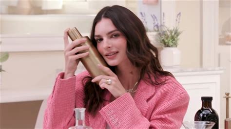 Emily Ratajkowski And Eric Andr Are All About Nude Day Drinking In Cheeky Valentine S Day Post