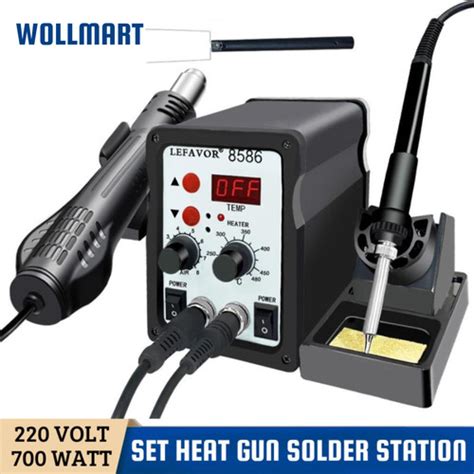 Jual Alat Mesin Blower Pemanas Heat Hot Gun Set Solder Station Jakarta Barat WOLLMART