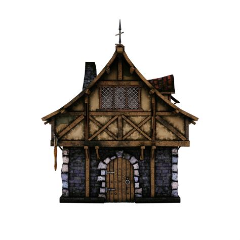 Free medieval house tavern 18758181 PNG with Transparent Background