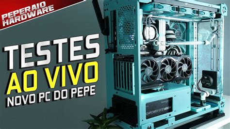 Testando Ao Vivo Meu Novo Pc Gamer I K Rx Xtx Gb Gb