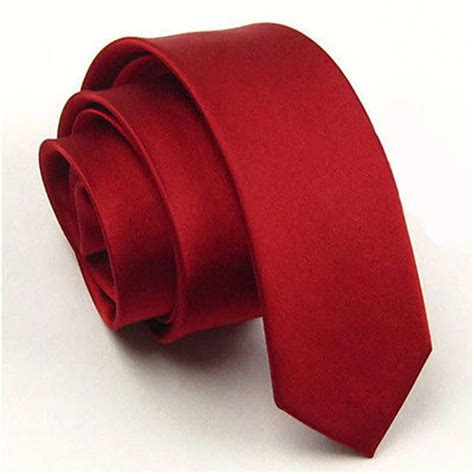 Polyester Skinny Necktie Ties For Men Wedding Suit Slim Necktie Classic