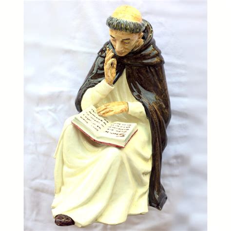 Statue: St. Dominic with Book, Lily & Dog | Dominican Bookstore