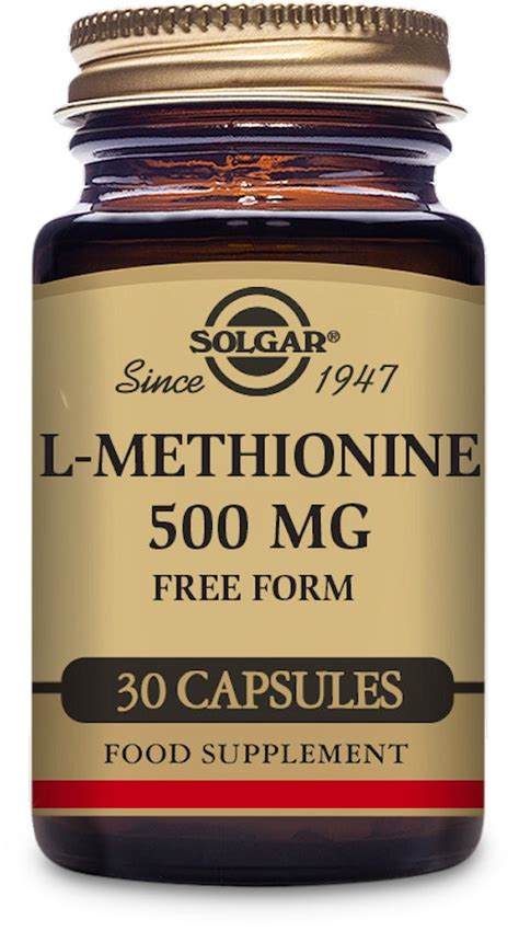 Solgar L Methionine 500mg 30 Capsules Medino