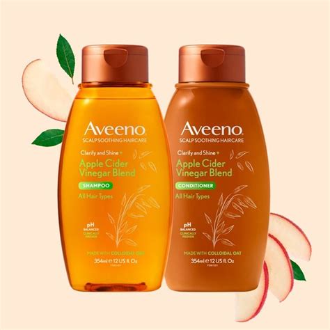 Aveeno Scalp Soothing Clarify And Shine Apple Cider Vinegar Shampoo Ocado