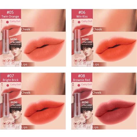 Jual Cathy Doll Mini Lip And Cheek Nude Matte Tint Win Metawin Tine Gether Twin Orange Di