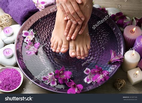 Female Feet Spa Pedicure Procedure Stock Photo 321037169 | Shutterstock