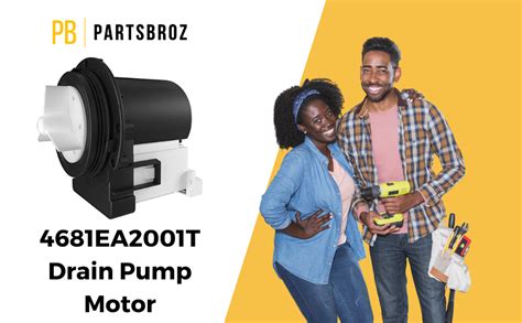 Partsbroz Ea T Drain Pump Compatible With Lg Kenmore Washer