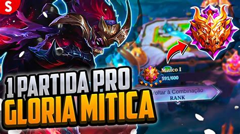 FALTANDO 1 PARTIDA PRO GLÓRIA MITÍCA EU PEGUEI HANZO MOBIL LEGENDS