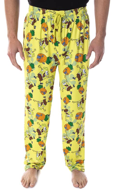 Spongebob Squarepants Mens Pineapple House Adult Loungewear Sleep