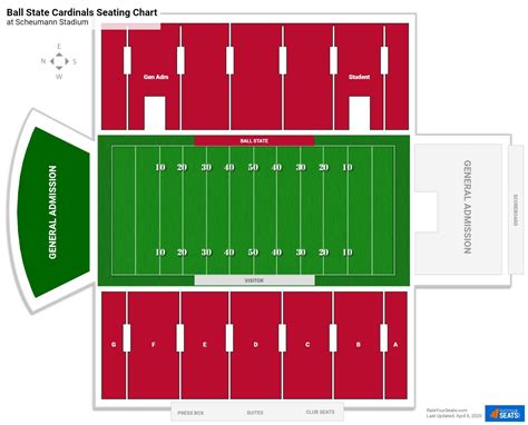 Hammons Field Seating Chart