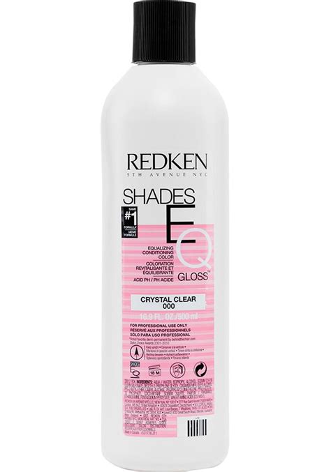 REDKEN SHADES EQ GLOSS EQUALIZING CONDITIONING COLOR CRYSTAL CLEAR