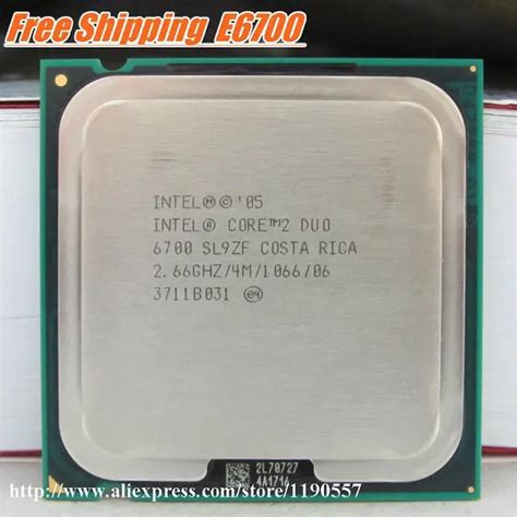 Original Intel Core Duo E Processor Ghz M Mhz Desktop