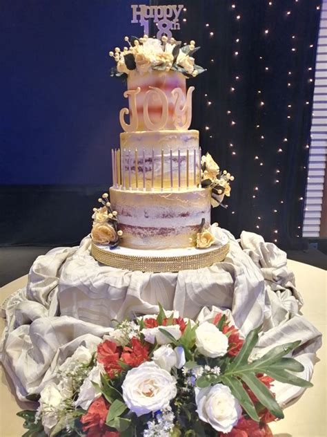 Customized Wedding Naked Cake Rustic Themed Cake By Crumbs Cake Art Bakeshop Bridestory