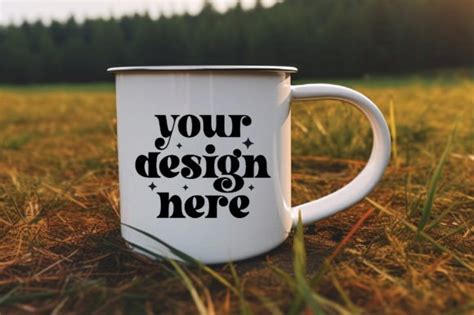 Camping Mug Mockup Enamel 9 Graphic By MockupStore Creative Fabrica