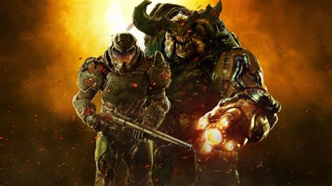 Wallpaper Doom 2016, Soldiers - Doom 4 Cyberdemon Art - 3840x2160 Wallpaper - teahub.io