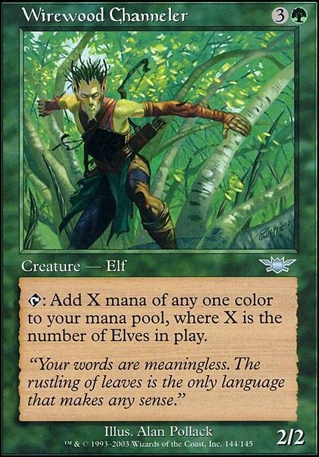 Mono Green Elves Commander Edh Mtg Deck