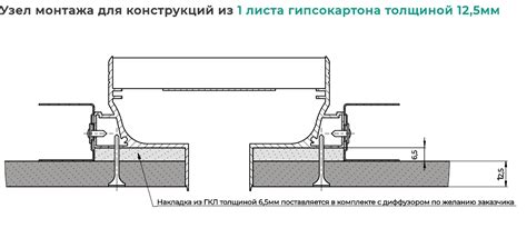 Однощелевой диффузор Opti-M - Вентиляционные решётки скрытого монтажа ...