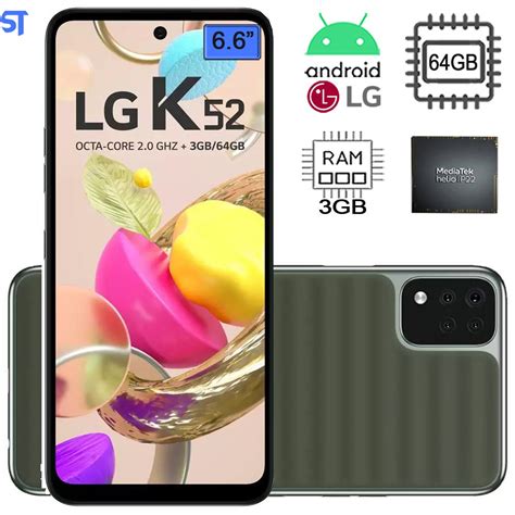 Smartphone LG K52 64GB Dual Chip Tela 6 6 4G Wifi Câmera Dupla