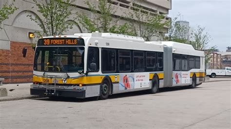 MBTA 2010 New Flyer DE60LFR 1208 YouTube