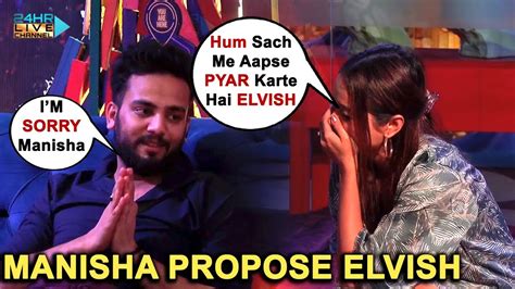 Manisha Rani Proposed Elvish Yadav Manisha Rani Ne Elvish Ko Kaha I