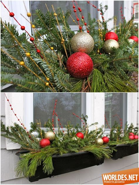 Украшение окон снаружи