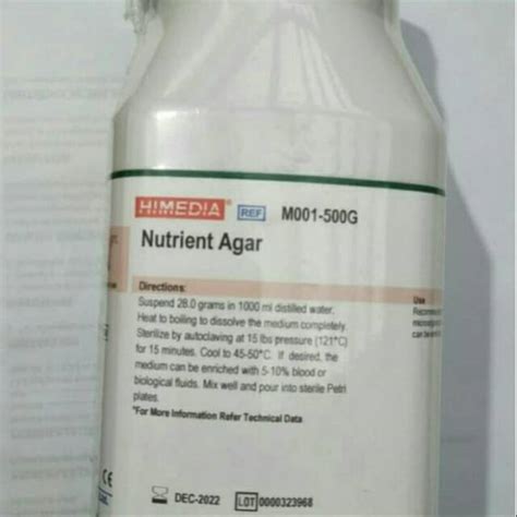 Jual Media Nutrient Agar Himedia Gram Indonesia Shopee Indonesia